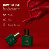 How to use Raja Rose 42 Oud & Rose fragrance on pulse points