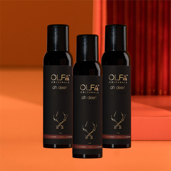 Set of 3 Oh Deer! | Body Parfum 150ml | Oud and Musk