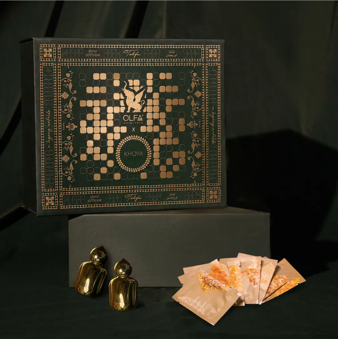 The Blush & Khoya Chikki Gift Box | Olfa Originals × KHOYA