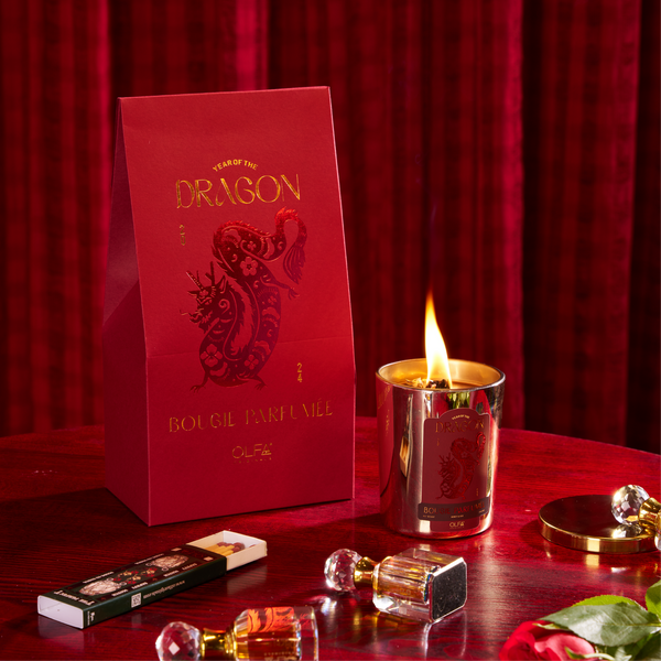 Year of The Dragon- Honey & Oud Scented Candle