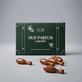 Oud Parfum Pods packaging with parfum pods