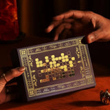 Oud Scented Bracelet gift box with gold decorative design
