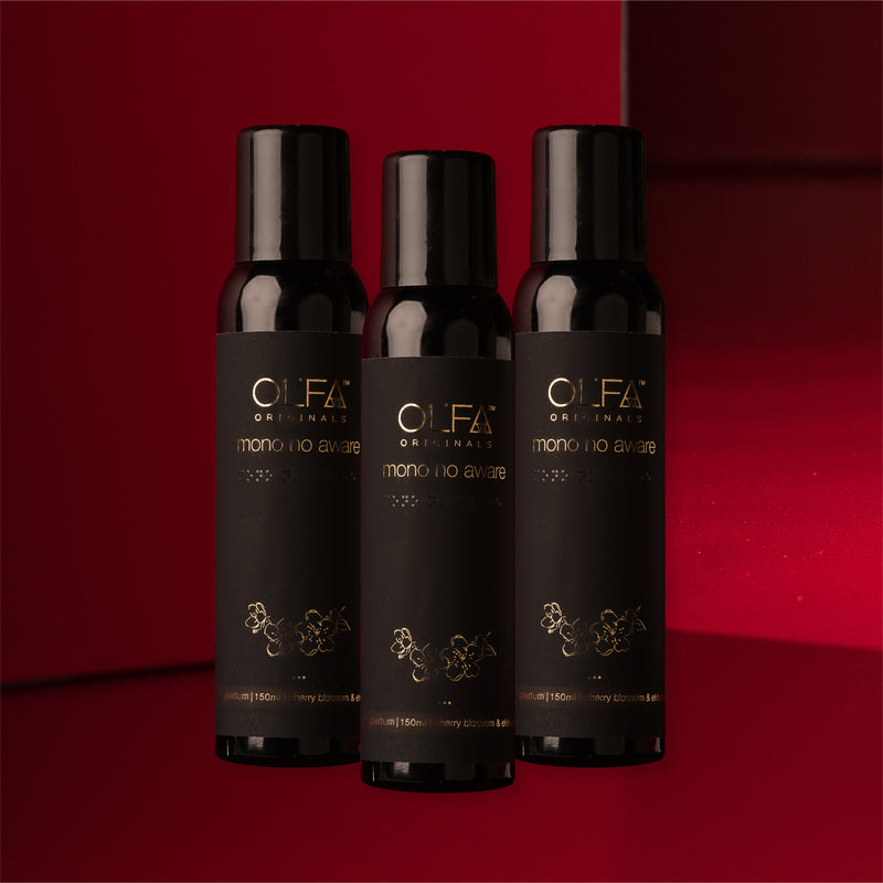 Set of 3 Mono no Aware | Body Parfum 150ml | Cherryblossom and Elderflower